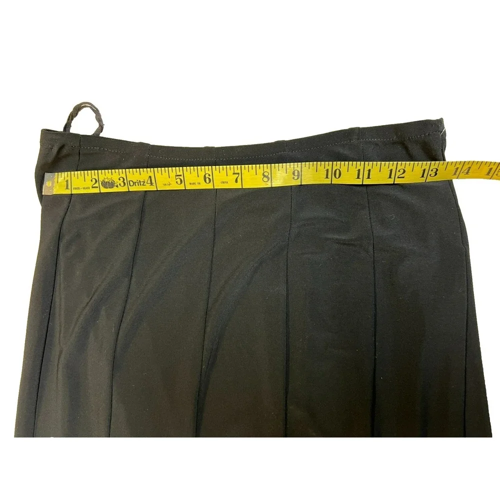 Joseph Ribkoff Maxi Trumpet/Swing Skirt Black Polyester Spandex‎ Pullon SZ 6